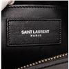 Image 5 : Saint Laurent YSL Black White Leather Classic Baby Duffle Bag
