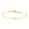 Image 2 : 0.30 ctw Diamond Flexible Cuff Bracelet - 18KT Yellow Gold