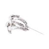 Image 2 : 1.25 ctw Diamond Pendant-Pin - 18KT White Gold