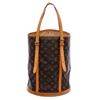 Image 1 : Louis Vuitton Monogram Canvas Leather Bucket GM Shoulder Bag