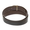 Image 5 : Hermes Vintage Black Brown Togo Leather Etrier Belt 85