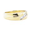 Image 1 : 0.35 ctw Diamond Ring - 14KT Yellow Gold