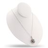 Image 3 : 12.5mm Tahitian Pearl and 0.73 ctw Diamond 18K White Gold Pendant/Necklace