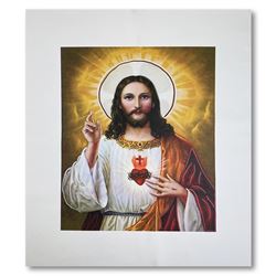 Jesus Peace State Three by Steve Kaufman (1960-2010)