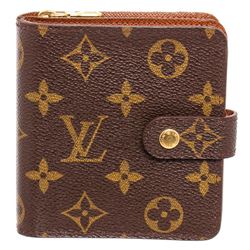 Louis Vuitton Monogram Compact Porte Papier Zippe Wallet
