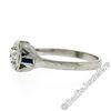 Image 6 : Art Deco 14kt White Gold 0.28 ctw Diamond Solitaire Engagement Ring