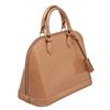 Image 3 : Louis Vuitton Nude Monogram Vernis Leather Alma PM Bag