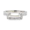 Image 2 : 0.35 ctw Diamond Ring - 14KT White Gold