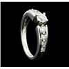 Image 4 : 0.50 ctw Diamond Ring - 14KT White Gold