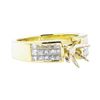 Image 1 : 0.80 ctw Diamond Semi-Mount Ring - 18KT Yellow Gold