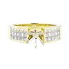 Image 2 : 0.80 ctw Diamond Semi-Mount Ring - 18KT Yellow Gold