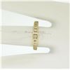 Image 5 : 14k Solid Gold 0.28 ctw 10 Round Brilliant Cut Channel Diamond Ladies Band Ring