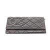 Image 3 : Chanel Black Ligne Calfskin Leather Cambon Compact Wallet