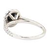 Image 3 : 1.46 ctw Black and White Diamond Ring - 14KT White Gold