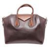 Image 1 : Givenchy Brown Leather Medium Antigona Satchel Shoulder Bag