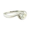 Image 1 : 0.25 ctw Diamond Ring - 14KT White Gold