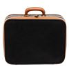 Image 1 : Hermes Black Brown Pebbled Leather Suitcase