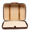 Image 6 : Hermes Black Brown Pebbled Leather Suitcase
