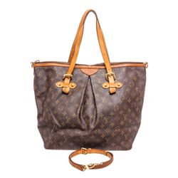 Louis Vuitton Monogram Canvas Leather Palermo GM Shoulder Bag