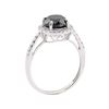 Image 4 : 2.54 ctw Black Diamond Ring - 14KT White Gold