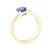 Image 4 : 1.60 ctw Sapphire Mens' Band - 14KT Yellow Gold
