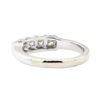 Image 3 : 0.50 ctw Diamond Five-Stone Ring - 14KT White Gold