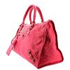 Image 8 : Balenciaga Coral Pink Lambskin Leather Rose Gold Giant 12 Satchel Handbag