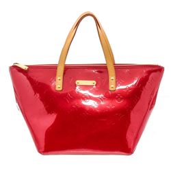 Louis Vuitton Red Vernis Monogram Leather Bellevue GM Bag