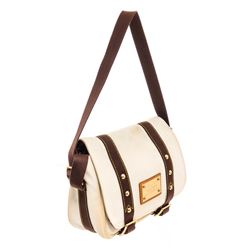 Louis Vuitton Cream Canvas Antigua Besace Messenger Bag