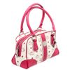 Image 2 : MCM Pink & White Visetos Coated Canvas Leather Tote Bag