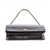 Image 4 : Chanel Vintage Black Quilted Lambskin Leather Flap Bag