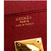 Image 5 : Hermes Red Ardennes Leather Birkin 35cm Bag GHW