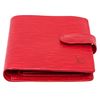 Image 4 : Louis Vuitton Red Epi Leather Porte Billets Tresor Wallet