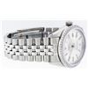 Image 4 : Rolex Mens Stainless Steel Silver Index 36MM Diamond Datejust Wristwatch