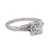 Image 1 : 0.25 ctw Diamond Ring - 14KT White Gold