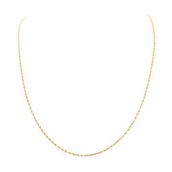Twenty-Three Inch Rope Chain - 14KT Yellow Gold
