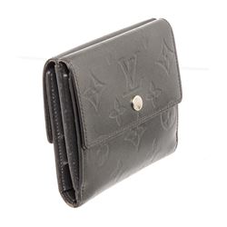 Louis Vuitton Matte Grey Monogram Vernis Leather Ludlow Wallet