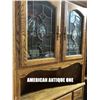 Image 8 : 197 cm wooden showcase
