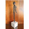 Image 5 : Max Kreg Mid Century Brutalist Giacometti Style Metal Sculpture