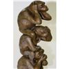 Image 3 : Three Wise Monkeys Signed Bronze Sculpture