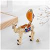 Image 4 : Enamel & Crystal Camel Figurine Trinket, Jewel Box
