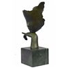 Image 1 : After Dali, Female Face Abstract Bronze Sculpture