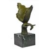 Image 3 : After Dali, Female Face Abstract Bronze Sculpture