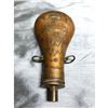 Image 5 : 19thc ( Possibly Confederate ) Embossed Brass Patriotic Emblem Shot Flask