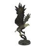Image 2 : Eagle Landing Bronze Sculpture