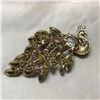 Image 4 : Pink Crystal Peacock Costume Brooch Pin