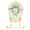 Image 1 : Faberge Inspired Russian Trinket Box, Clock Jeweled Egg