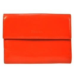 Authentic PRADA Italian Orange Wallet