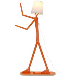 Contemporary Art Studio, Articulated Figural Wooden Floor Lamp