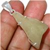 Image 1 : Libyan Desert Glass Tektite Sterling Pendant